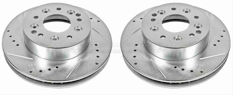 PowerStop Evolution Drilled and Slotted Rotors for 1969 CAMARO, 1963-1982 CORVETTE - AR-8207XPR