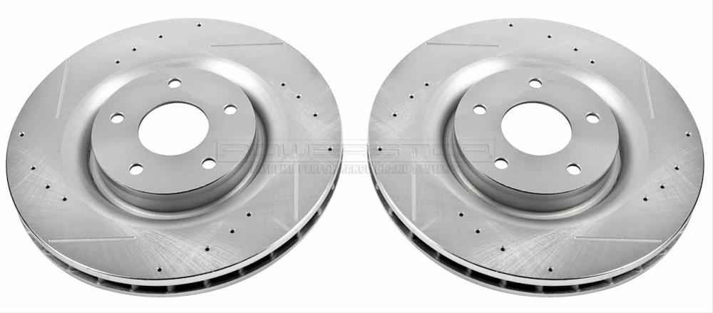 PowerStop Evolution Drilled and Slotted Rotors for 2005-2013 CORVETTE, 2006-2009 XLR - AR-82100XPR