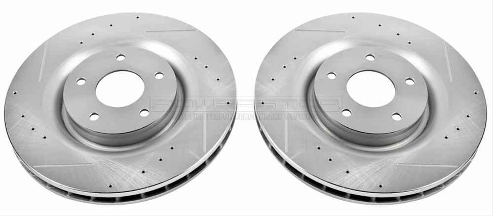 PowerStop Evolution Drilled and Slotted Rotors for 2005-2013 CORVETTE, 2006-2009 XLR - AR-82100XPR