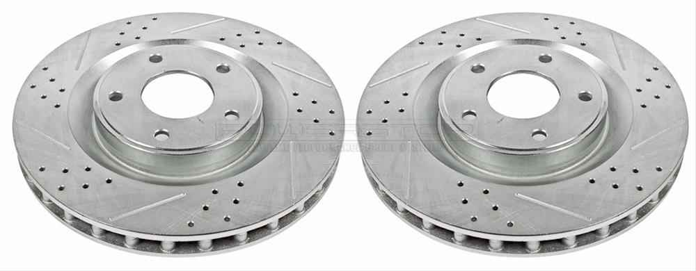 PowerStop Evolution Drilled and Slotted Rotors for 2005-2013 CORVETTE, 2005-2007 XLR - AR-82101XPR