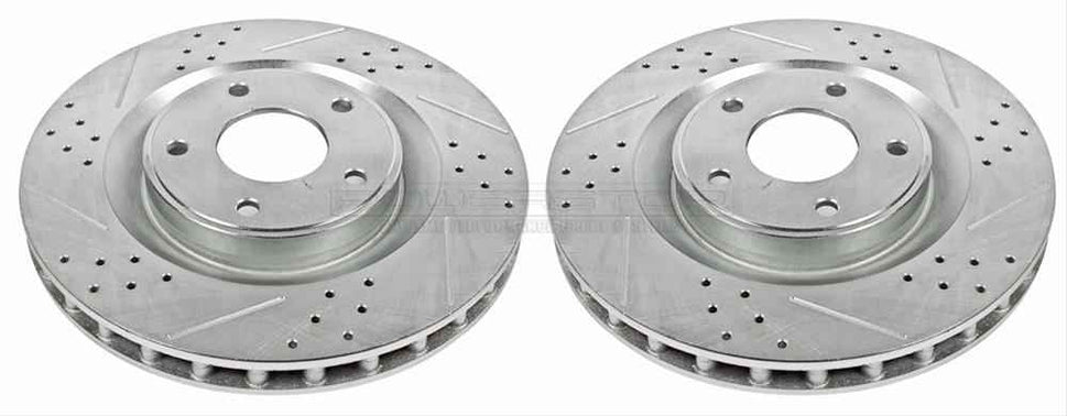 PowerStop Evolution Drilled and Slotted Rotors for 2005-2013 CORVETTE, 2005-2007 XLR - AR-82101XPR