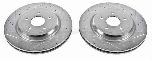 PowerStop Evolution Drilled and Slotted Rotors for 2006-2013 CORVETTE - AR-82114XPR PowerStop Autoparts