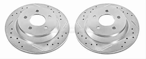 PowerStop Evolution Drilled and Slotted Rotors for 2005-2013 CORVETTE, 2006-2009 XLR - AR-82115XPR