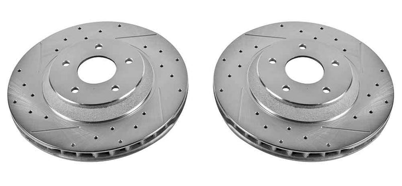 PowerStop Evolution Drilled and Slotted Rotors for 1988-1996 CORVETTE - AR-8246XPR PowerStop Autoparts