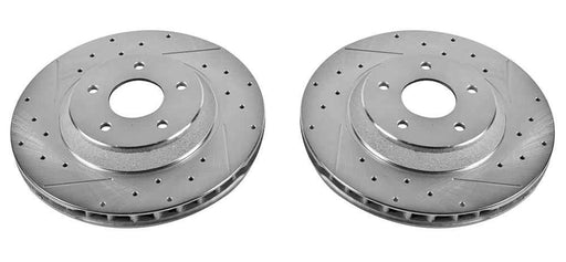 PowerStop Evolution Drilled and Slotted Rotors for 1988-1996 CORVETTE - AR-8246XPR PowerStop Autoparts