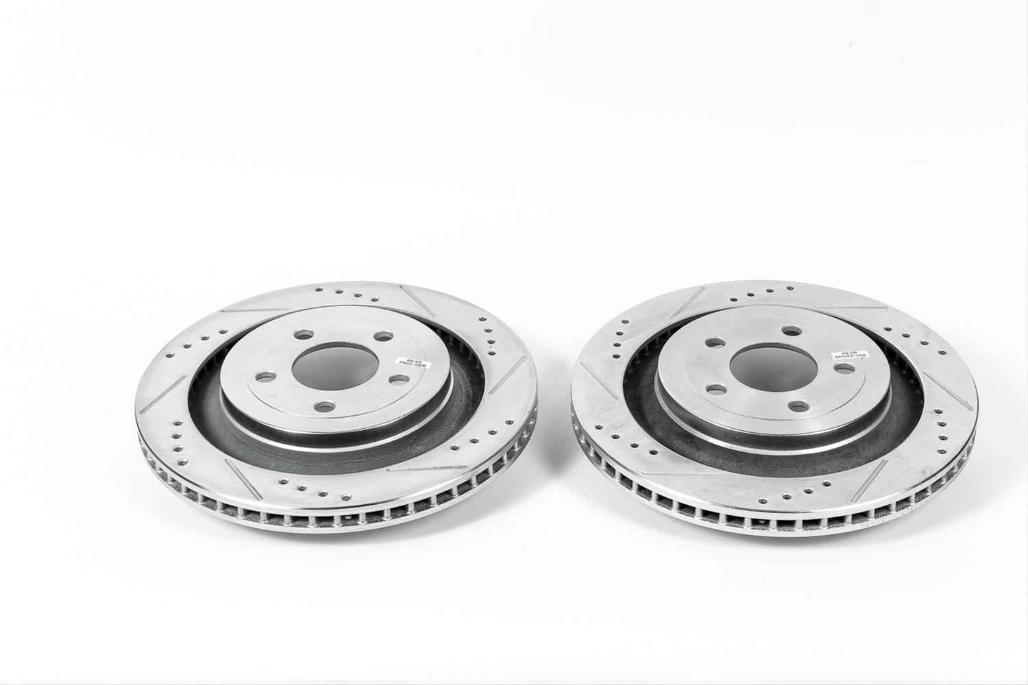 PowerStop Evolution Drilled and Slotted Rotors for 2015-2023 MUSTANG - AR-85160XPR