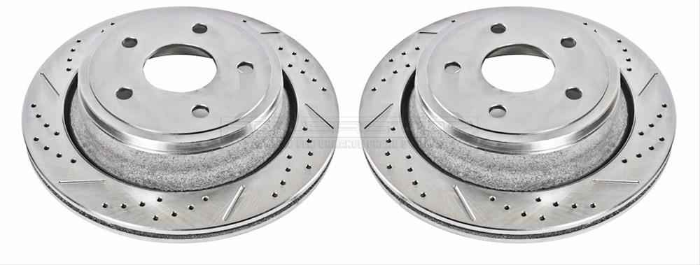 PowerStop Evolution Drilled and Slotted Rotors AR-8752XPR