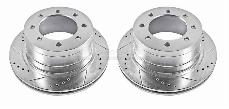 PowerStop Evolution Drilled and Slotted Rotors for 2003-2008 RAM 3500, RAM 2500, 2006-2008 RAM 1500 - AR-8772XPR PowerStop Autoparts