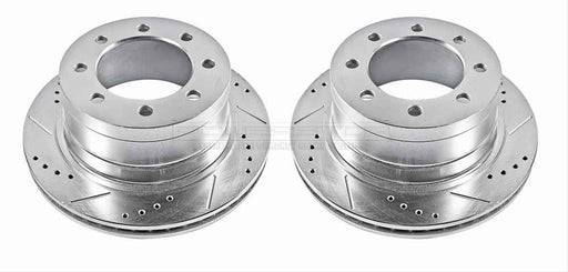 PowerStop Evolution Drilled and Slotted Rotors for 2003-2008 RAM 3500, RAM 2500, 2006-2008 RAM 1500 - AR-8772XPR PowerStop Autoparts