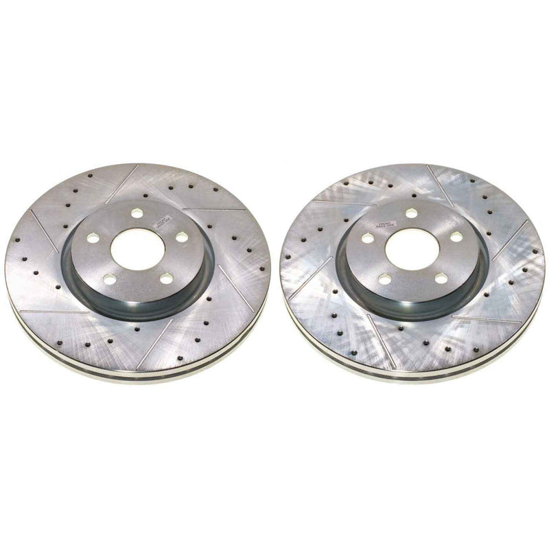 PowerStop Evolution Drilled and Slotted Rotors for 2021-2024 DURANGO - AR83110XPR PowerStop Autoparts