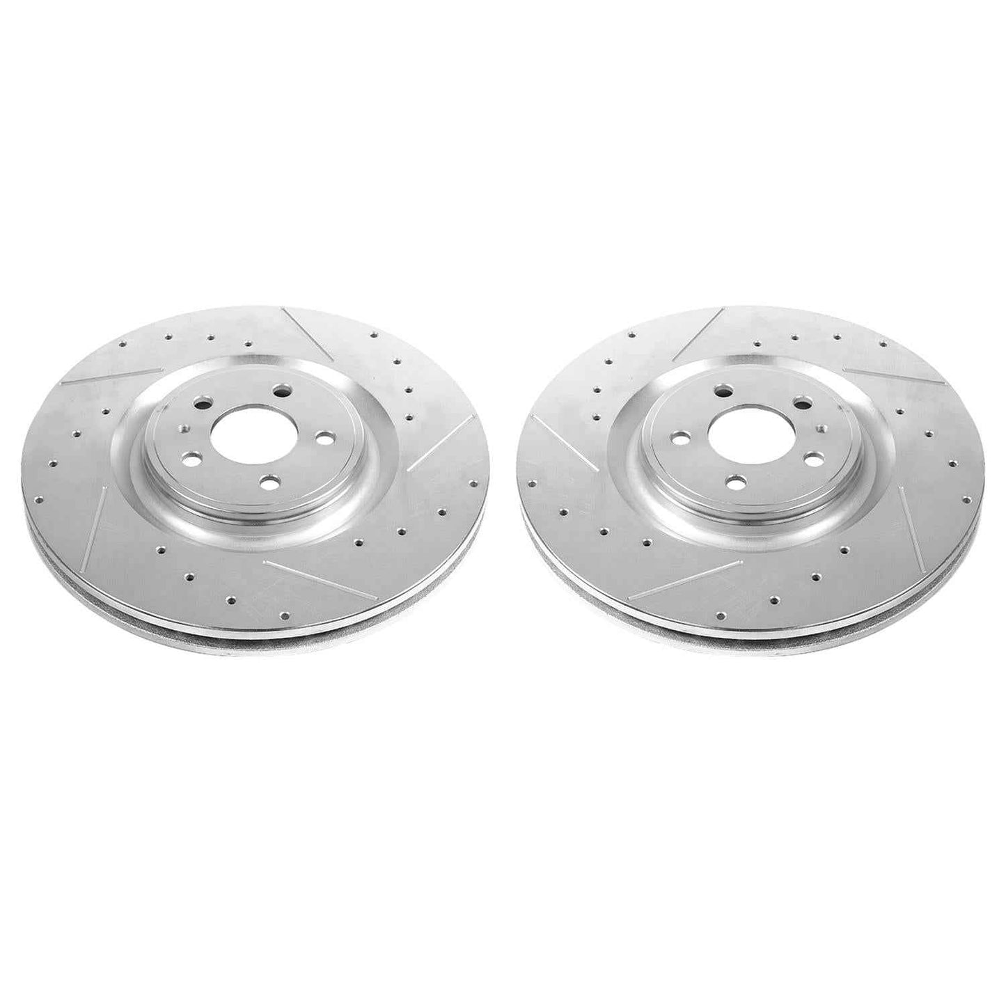 PowerStop Evolution Drilled and Slotted Rotors for 2013-2014 MUSTANG - AR85151XPR