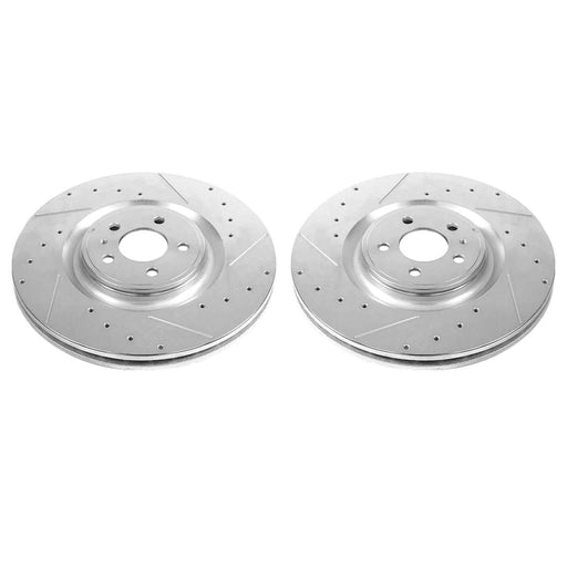 PowerStop Evolution Drilled and Slotted Rotors for 2013-2014 MUSTANG - AR85151XPR PowerStop Autoparts