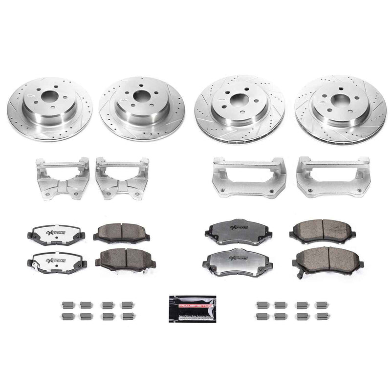 PowerStop Z36 Truck and Tow Big Brake Conversion Kits for 2007-2017 WRANGLER, 2018 WRANGLER JK - BBK-JK-001