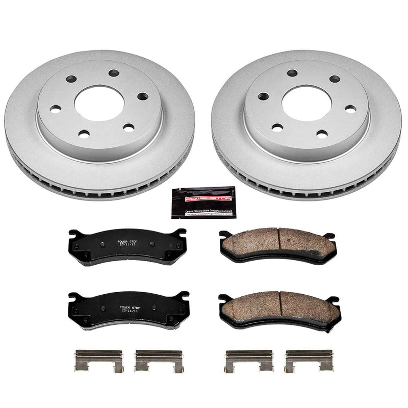 PowerStop Z17 Evolution Plus GEOMET Coated Brake Kits CRK2009 PowerStop Autoparts