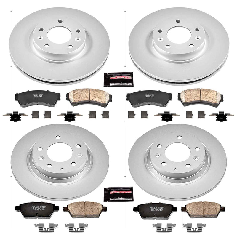 PowerStop Z17 Evolution Plus GEOMET Coated Brake Kits CRK200 PowerStop Autoparts