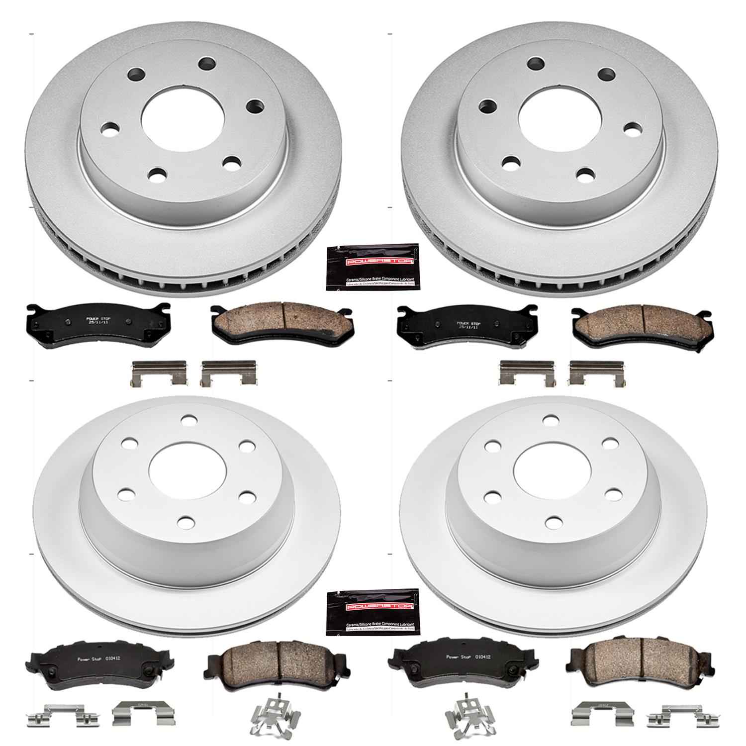 PowerStop Z17 Evolution Plus GEOMET Coated Brake Kits CRK2010