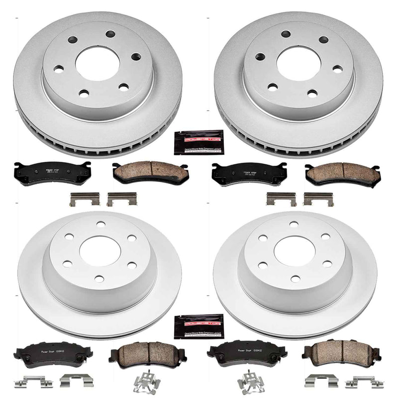 PowerStop Z17 Evolution Plus GEOMET Coated Brake Kits CRK2010 PowerStop Autoparts
