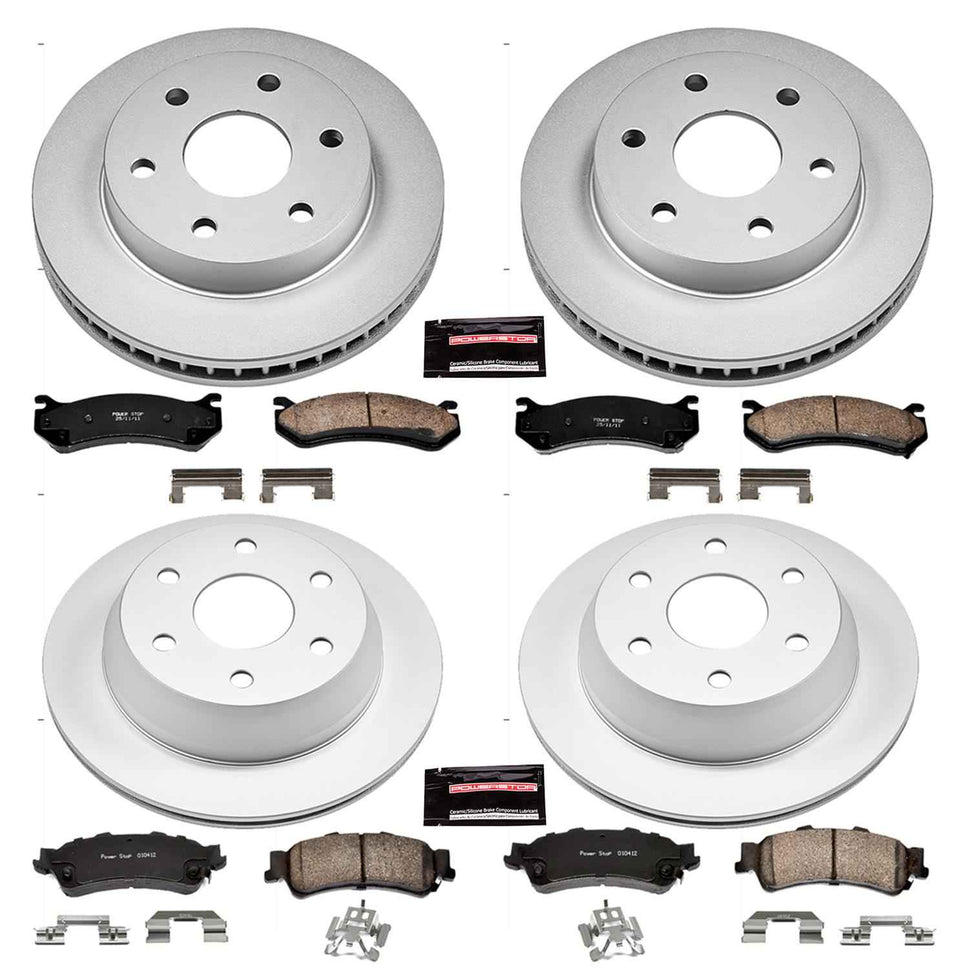 PowerStop Z17 Evolution Plus GEOMET Coated Brake Kits CRK2010