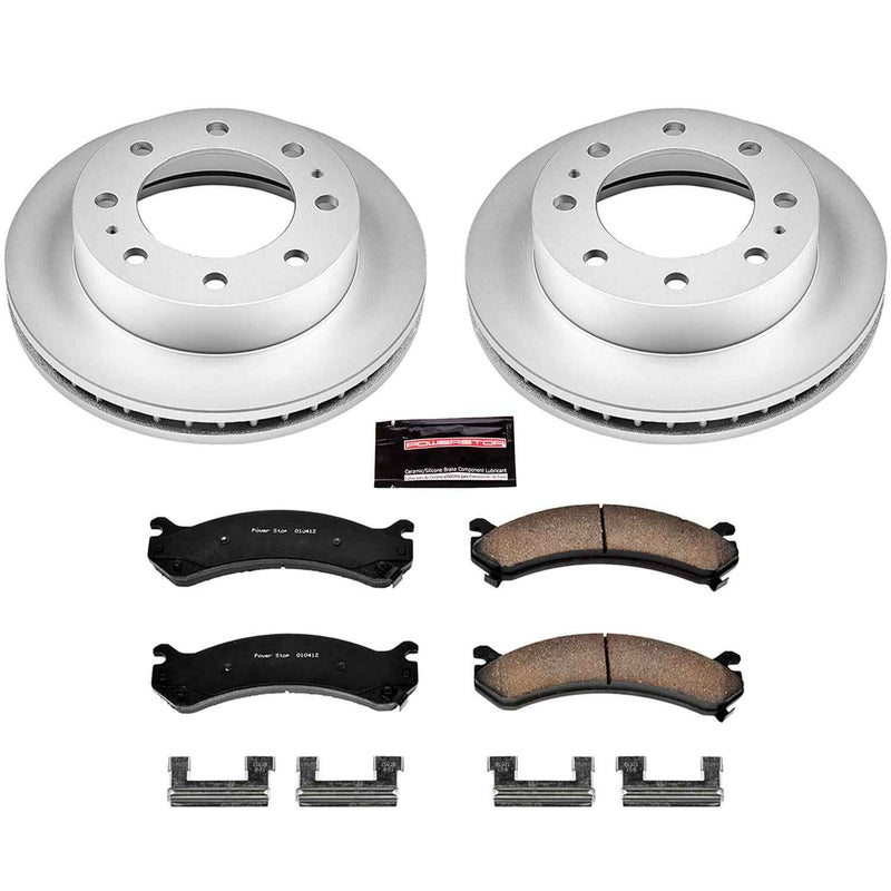 PowerStop Z17 Evolution Plus GEOMET Coated Brake Kits CRK2071 PowerStop Autoparts