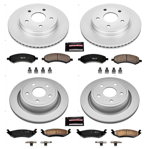 PowerStop Z17 Evolution Plus GEOMET Coated Brake Kits CRK2164 PowerStop Autoparts