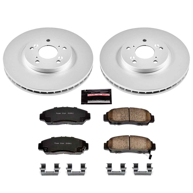 PowerStop Z17 Evolution Plus GEOMET Coated Brake Kits CRK2292 PowerStop Autoparts