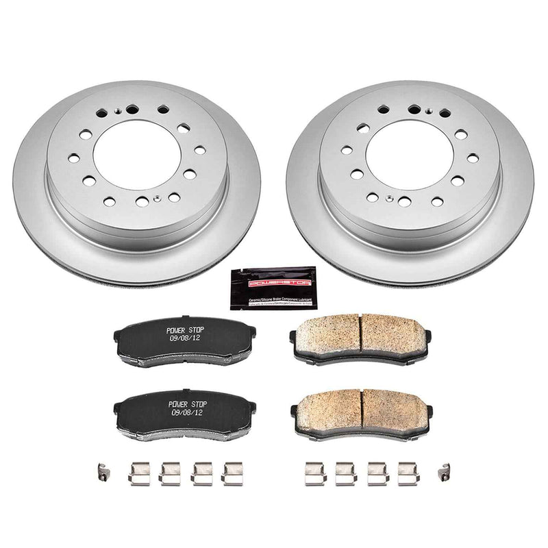 PowerStop Z17 Evolution Plus GEOMET Coated Brake Kits CRK2405 PowerStop Autoparts