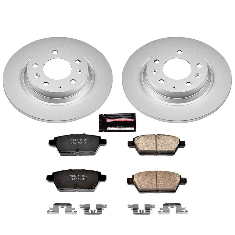 PowerStop Z17 Evolution Plus GEOMET Coated Brake Kits CRK2450 PowerStop Autoparts