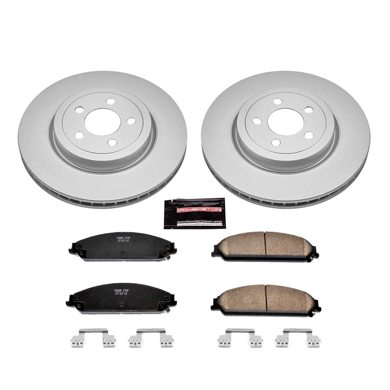 PowerStop Z17 Evolution Plus GEOMET Coated Brake Kits CRK2560 PowerStop Autoparts