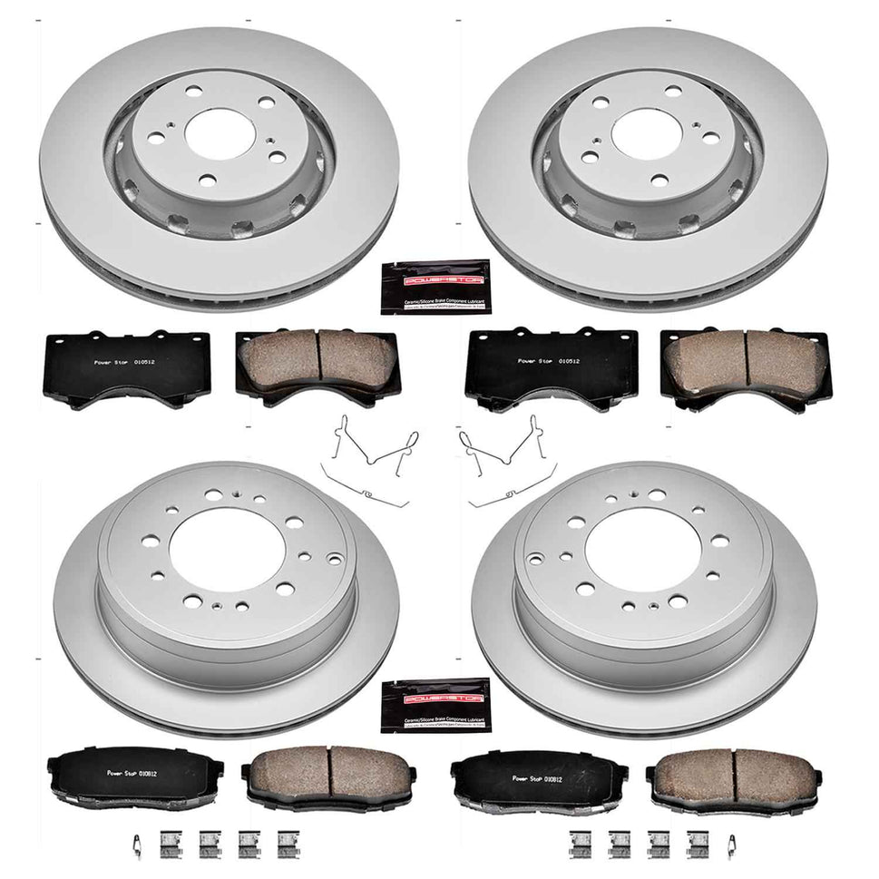 PowerStop Z17 Evolution Plus GEOMET Coated Brake Kits CRK2813