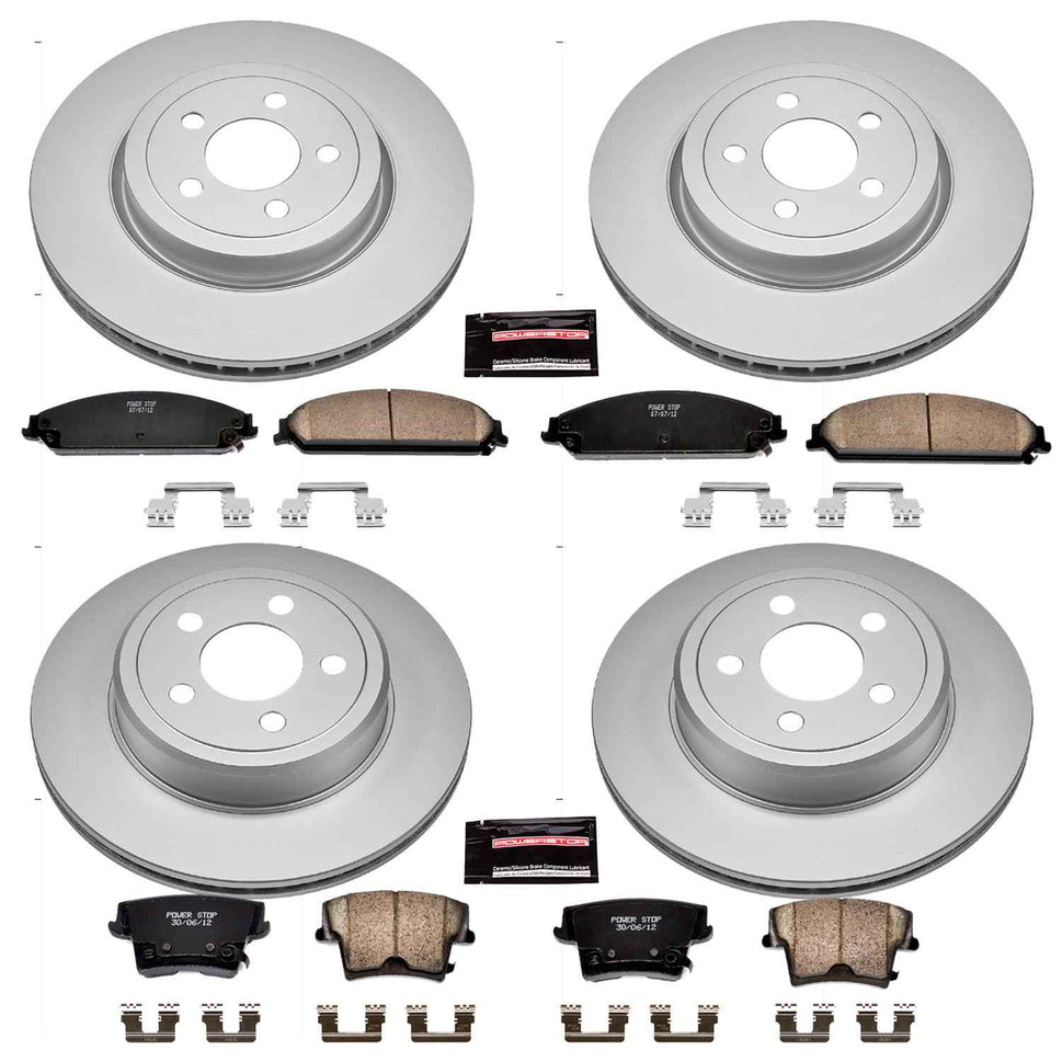 PowerStop Z17 Evolution Plus GEOMET Coated Brake Kits CRK2853