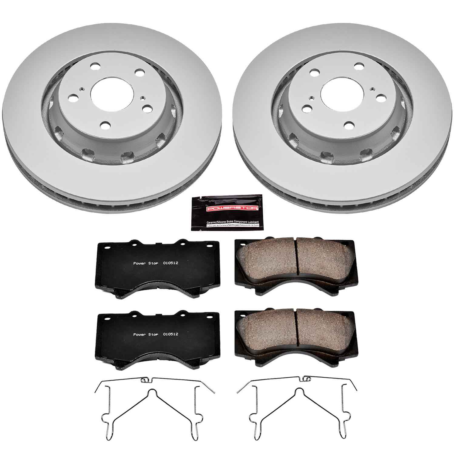 PowerStop Z17 Evolution Plus GEOMET Coated Brake Kits CRK2952