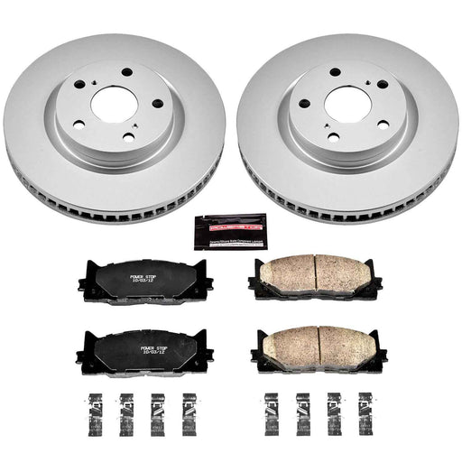 PowerStop Z17 Evolution Plus GEOMET Coated Brake Kits CRK3053 PowerStop Autoparts