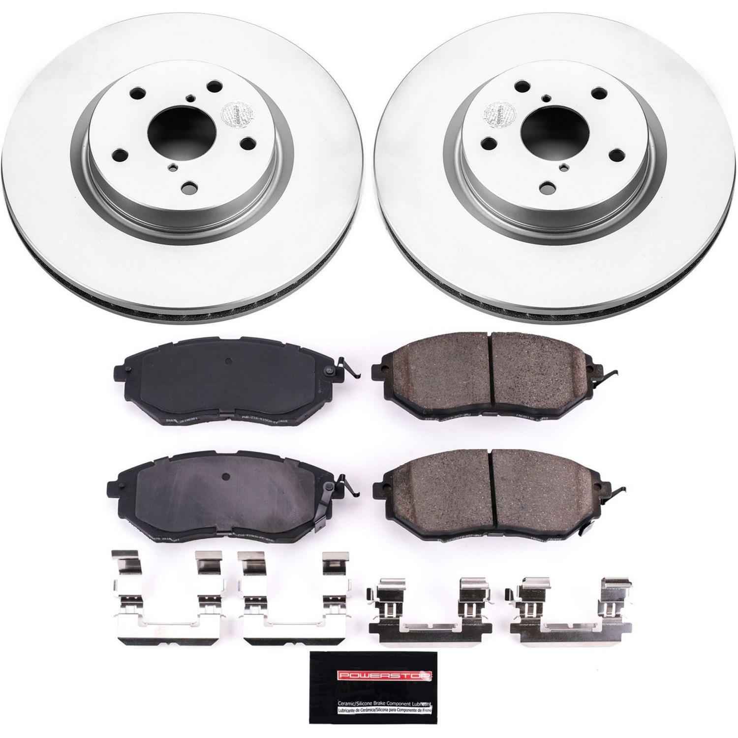 PowerStop Z17 Evolution Plus GEOMET Coated Brake Kits CRK4603