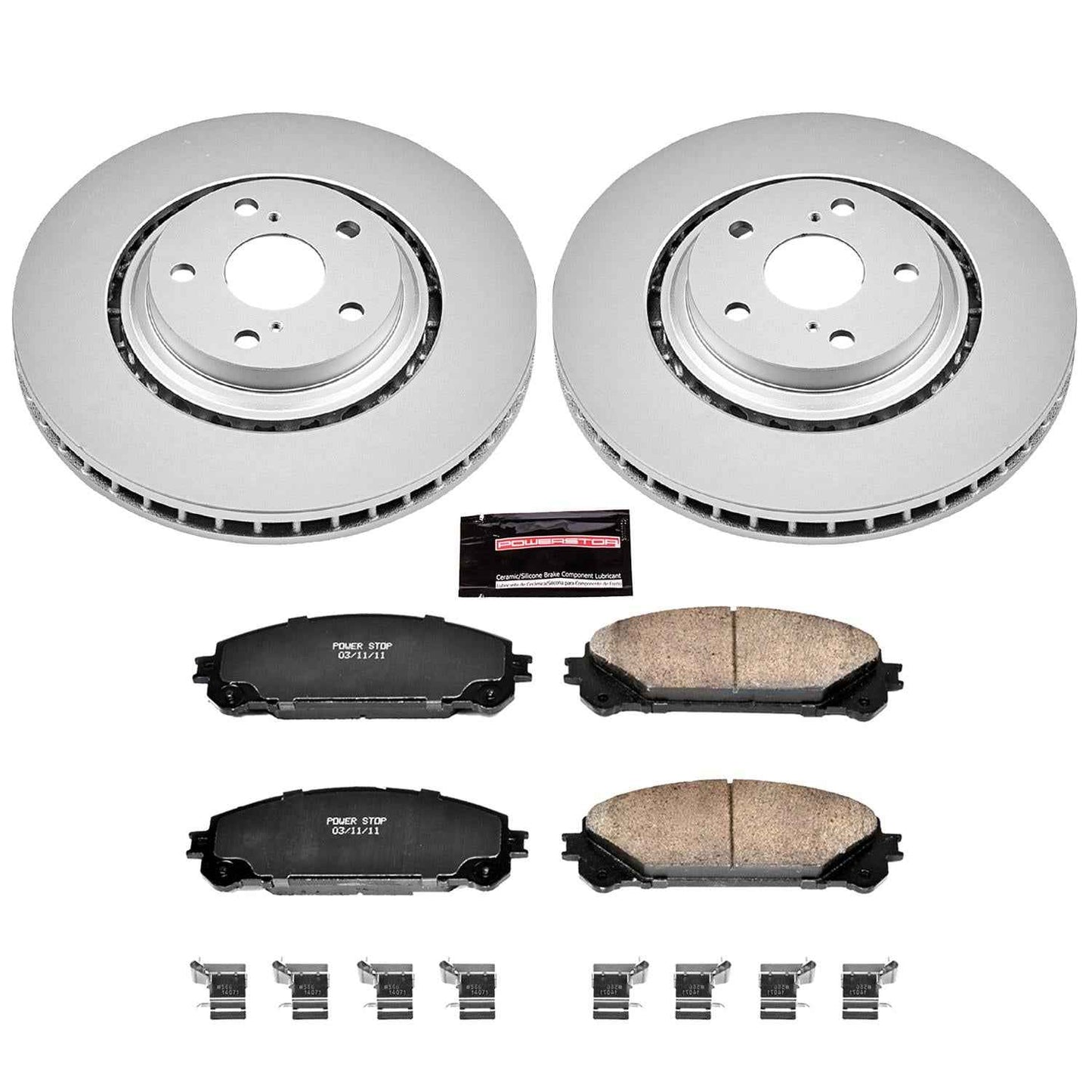 PowerStop Z17 Evolution Plus GEOMET Coated Brake Kits CRK4713
