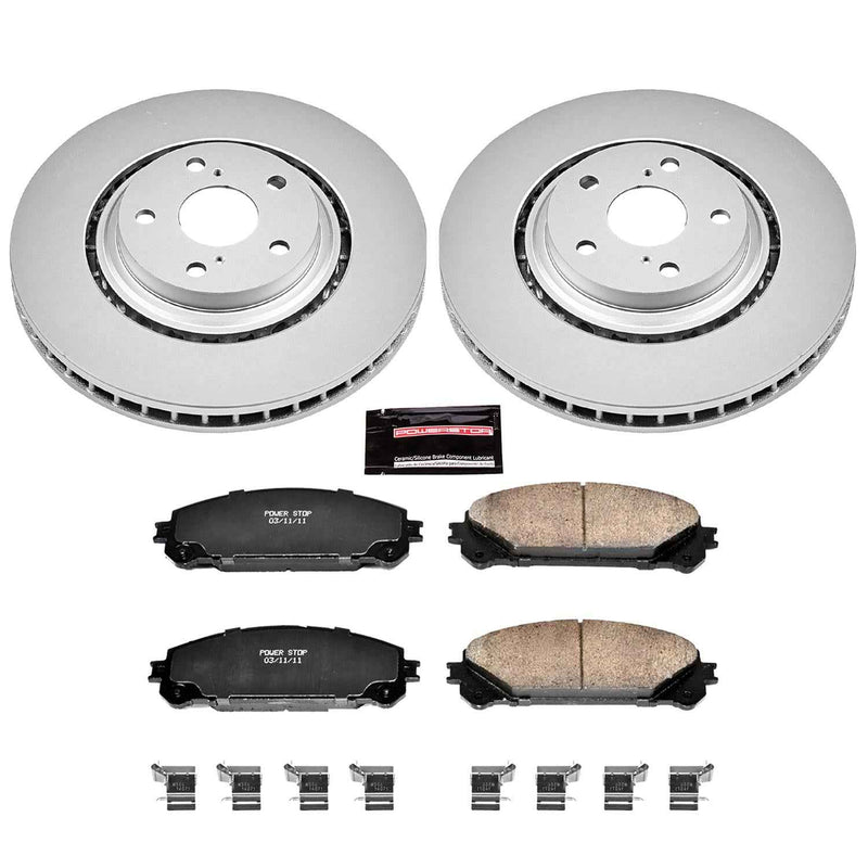 PowerStop Z17 Evolution Plus GEOMET Coated Brake Kits CRK4713 PowerStop Autoparts