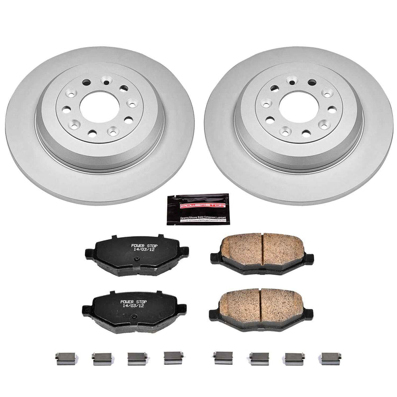 PowerStop Z17 Evolution Plus GEOMET Coated Brake Kits CRK4744 PowerStop Autoparts