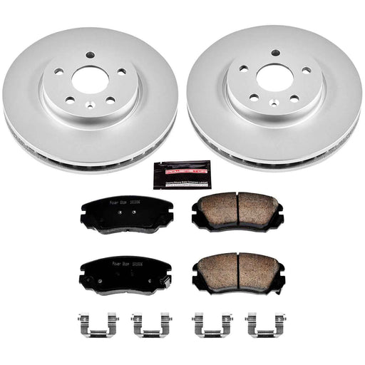 PowerStop Z17 Evolution Plus GEOMET Coated Brake Kits CRK5334 PowerStop Autoparts