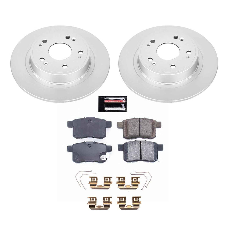 PowerStop Z17 Evolution Plus GEOMET Coated Brake Kits for 2011-2017 ACCORD, 2011-2014 TSX - CRK5368 PowerStop Autoparts