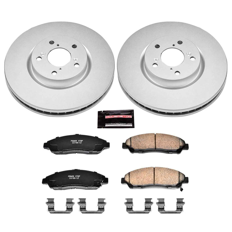 PowerStop Z17 Evolution Plus GEOMET Coated Brake Kits CRK5370 PowerStop Autoparts