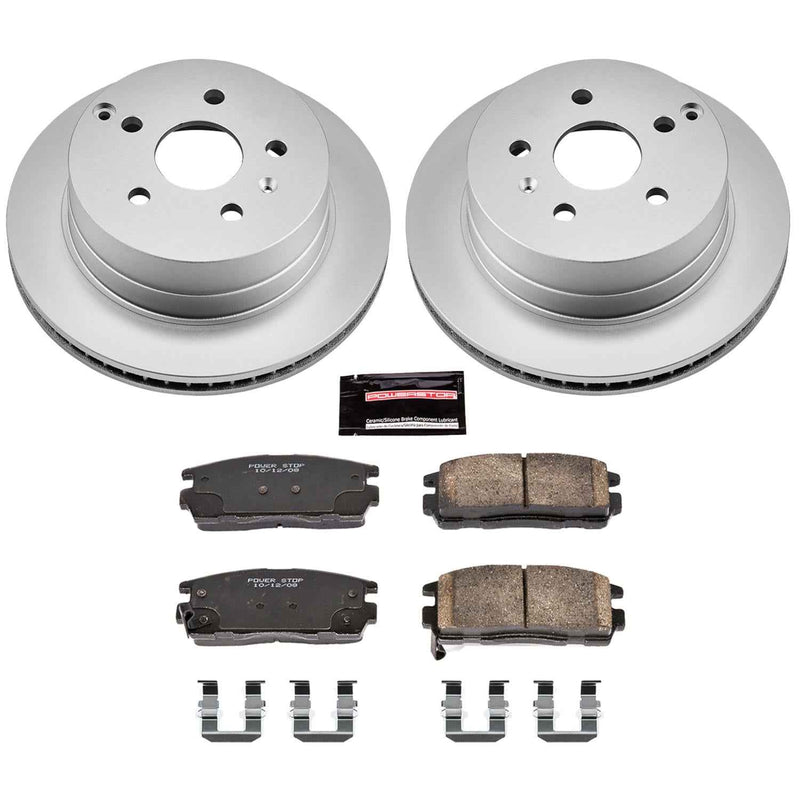 PowerStop Z17 Evolution Plus GEOMET Coated Brake Kits for 2010-2017 EQUINOX, TERRAIN - CRK5558 PowerStop Autoparts