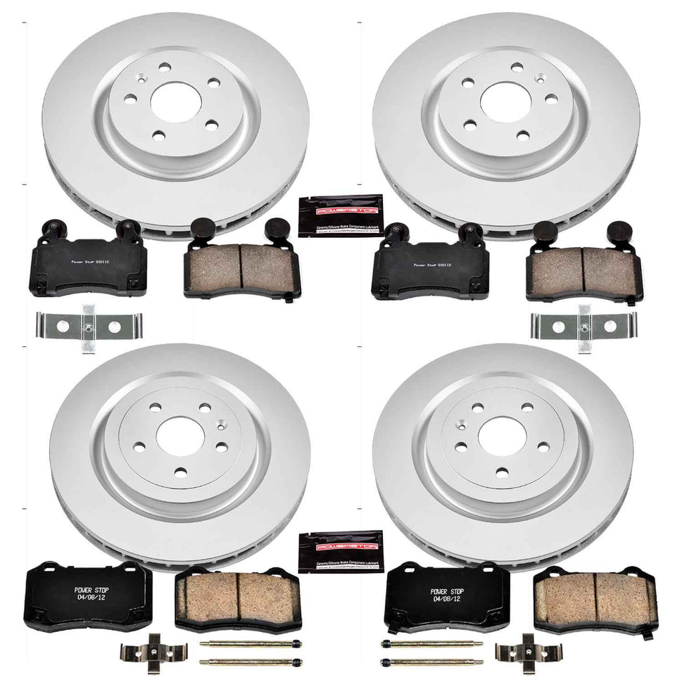 PowerStop Z17 Evolution Plus GEOMET Coated Brake Kits for 2010-2015 CAMARO - CRK5603