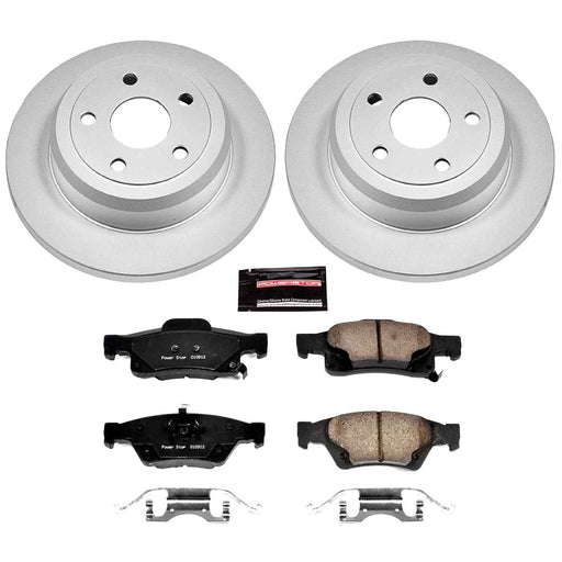 PowerStop Z17 Evolution Plus GEOMET Coated Brake Kits for 2011-2020 DURANGO, GRAND CHEROKEE - CRK5950 PowerStop Autoparts