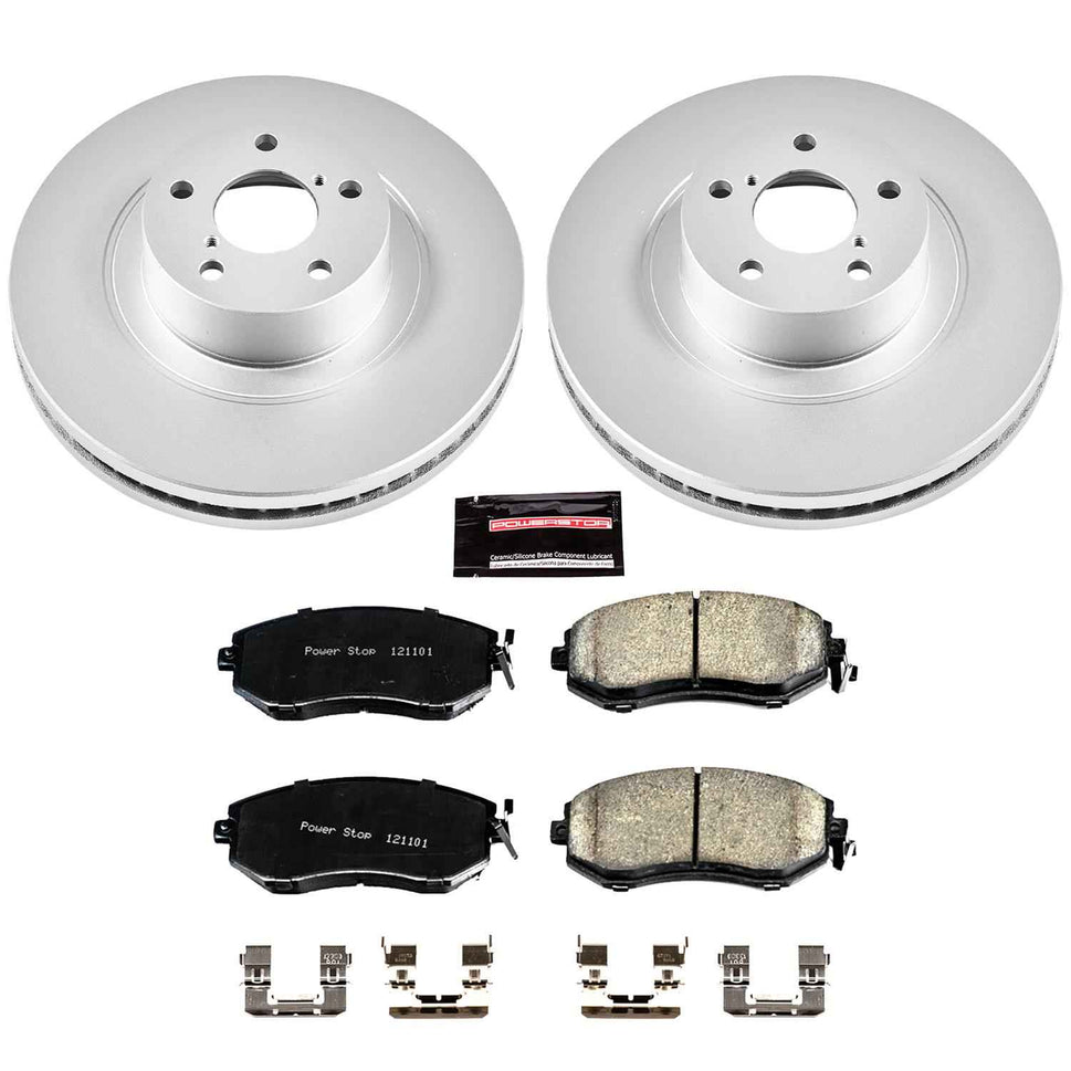 PowerStop Z17 Evolution Plus GEOMET Coated Brake Kits CRK6082