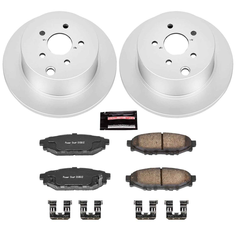 PowerStop Z17 Evolution Plus GEOMET Coated Brake Kits CRK6107 PowerStop Autoparts