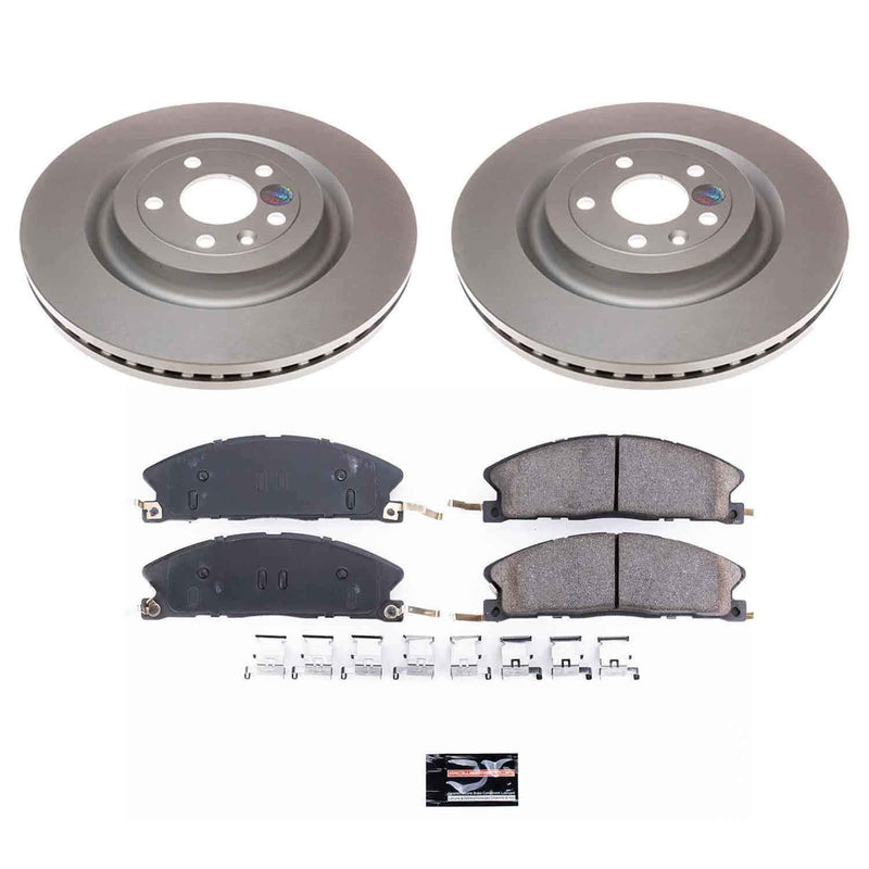 PowerStop Z17 Evolution Plus GEOMET Coated Brake Kits CRK6374 PowerStop Autoparts