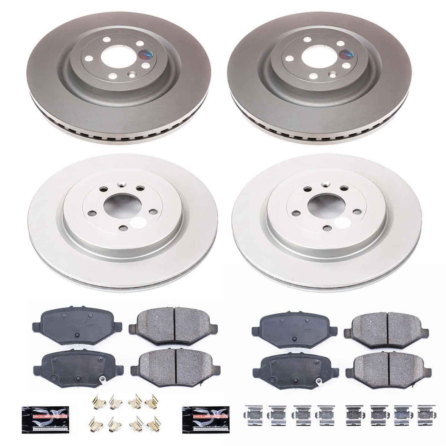 PowerStop Z17 Evolution Plus GEOMET Coated Brake Kits CRK6375