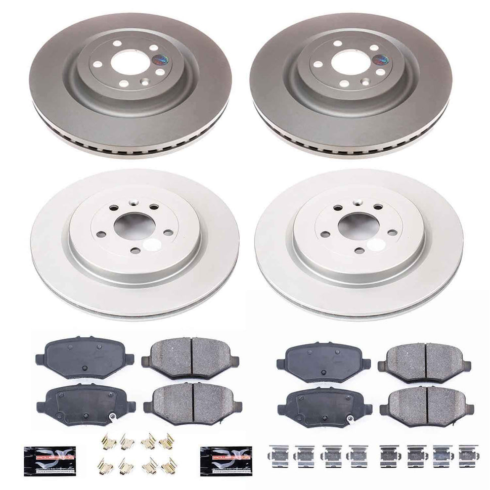 PowerStop Z17 Evolution Plus GEOMET Coated Brake Kits CRK6375