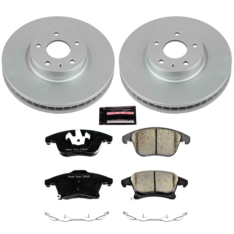 PowerStop Z17 Evolution Plus GEOMET Coated Brake Kits for 2013-2020 FUSION, 2013-2016 MKZ - CRK6399 PowerStop Autoparts