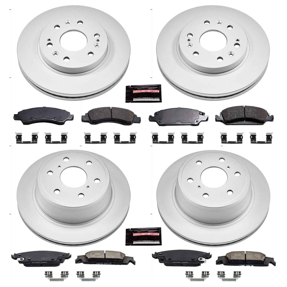 PowerStop Z17 Evolution Plus GEOMET Coated Brake Kits CRK6560