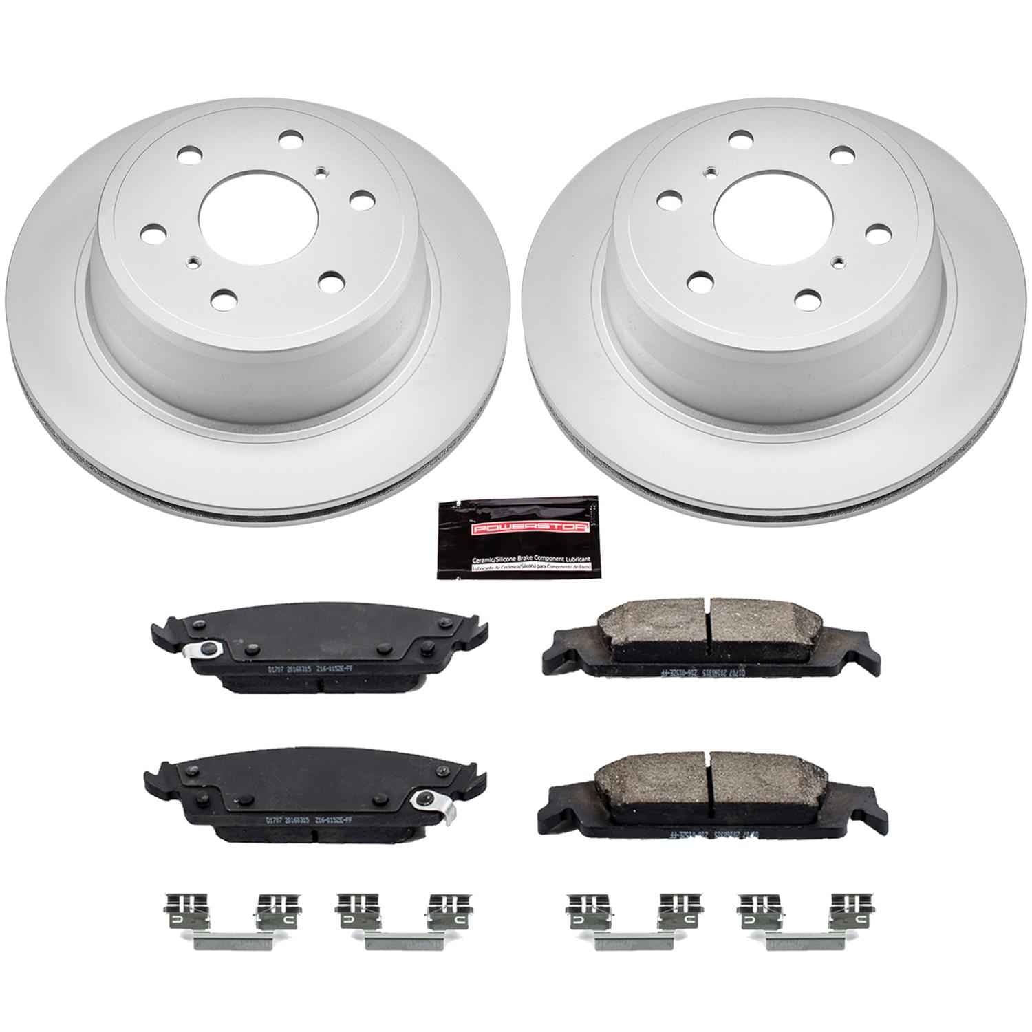 PowerStop Z17 Evolution Plus GEOMET Coated Brake Kits CRK6562